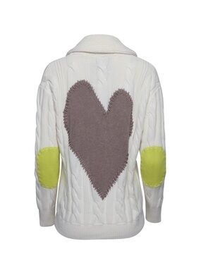 Helen Imperfect Heart Natural Cardigan